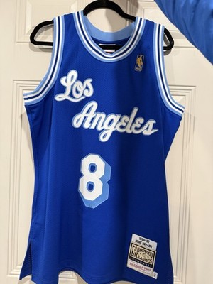 ウェア Kobe Bryant 8 Los Angeles Jersey 🔥Kobe Bryant #8 Los Angeles Jersey Large Blue Throwback Vintage