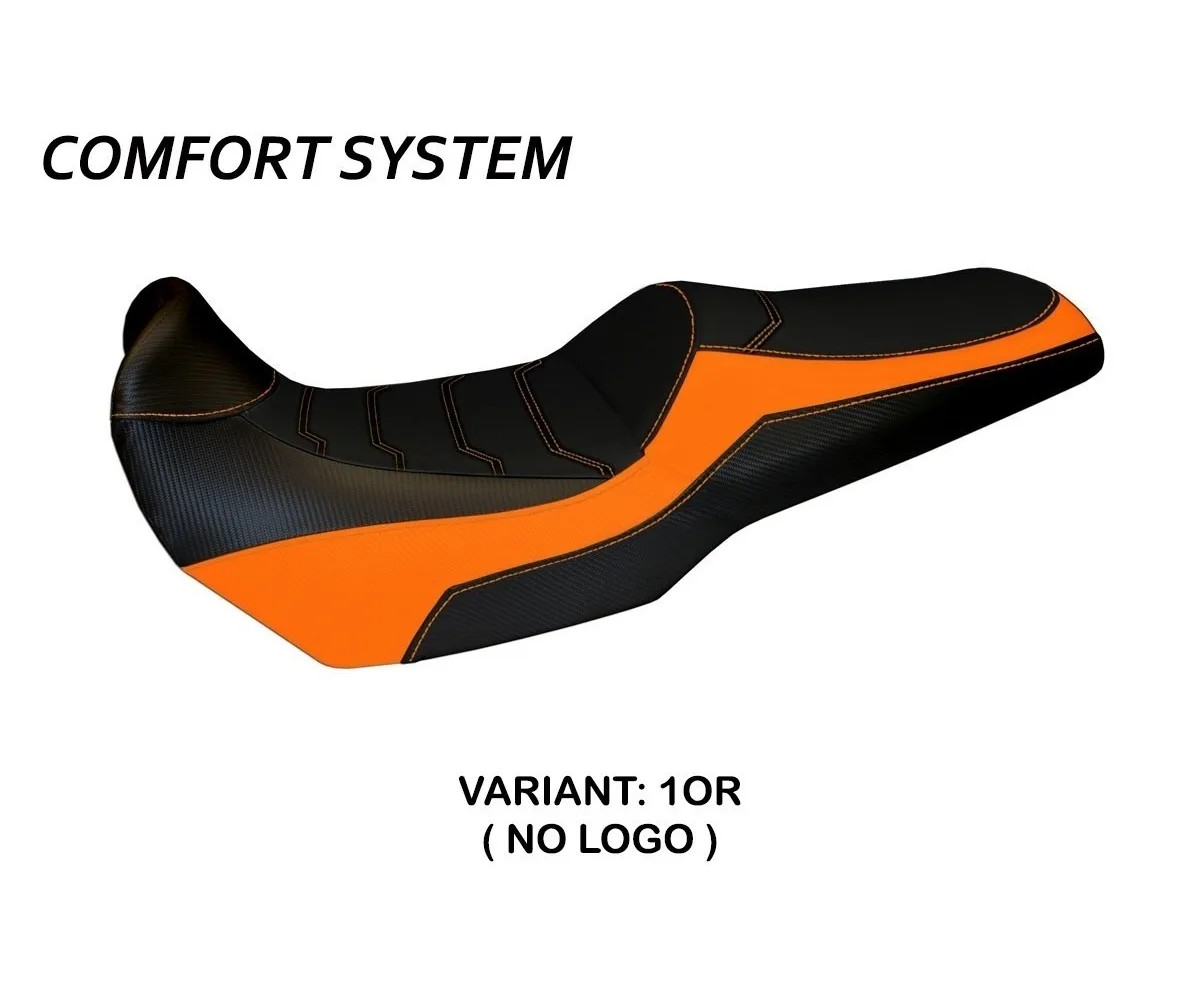Seat saddle cover Malay 1 Comfort Orange TPZ KAWASAKI VERSYS 1000 2019 2022 ai