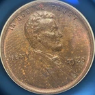 1925-P Higher Grade UNC Lincoln Wheat Cent 1C Penny From Set B8 Beautiful Toning