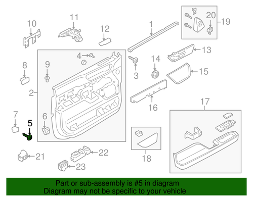 Genuine Ford Door Trim Panel Screw W708392-S450B - Bild 5 von 5
