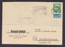 Hamburgo Bund carta gran SST Volksfest catedral a Stuttgart Feuerbach una postal