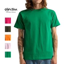 Shaka Wear 6.0 oz Active Short Sleeve T-Shirt (Hunter Green/Kelly Green/Orange/H