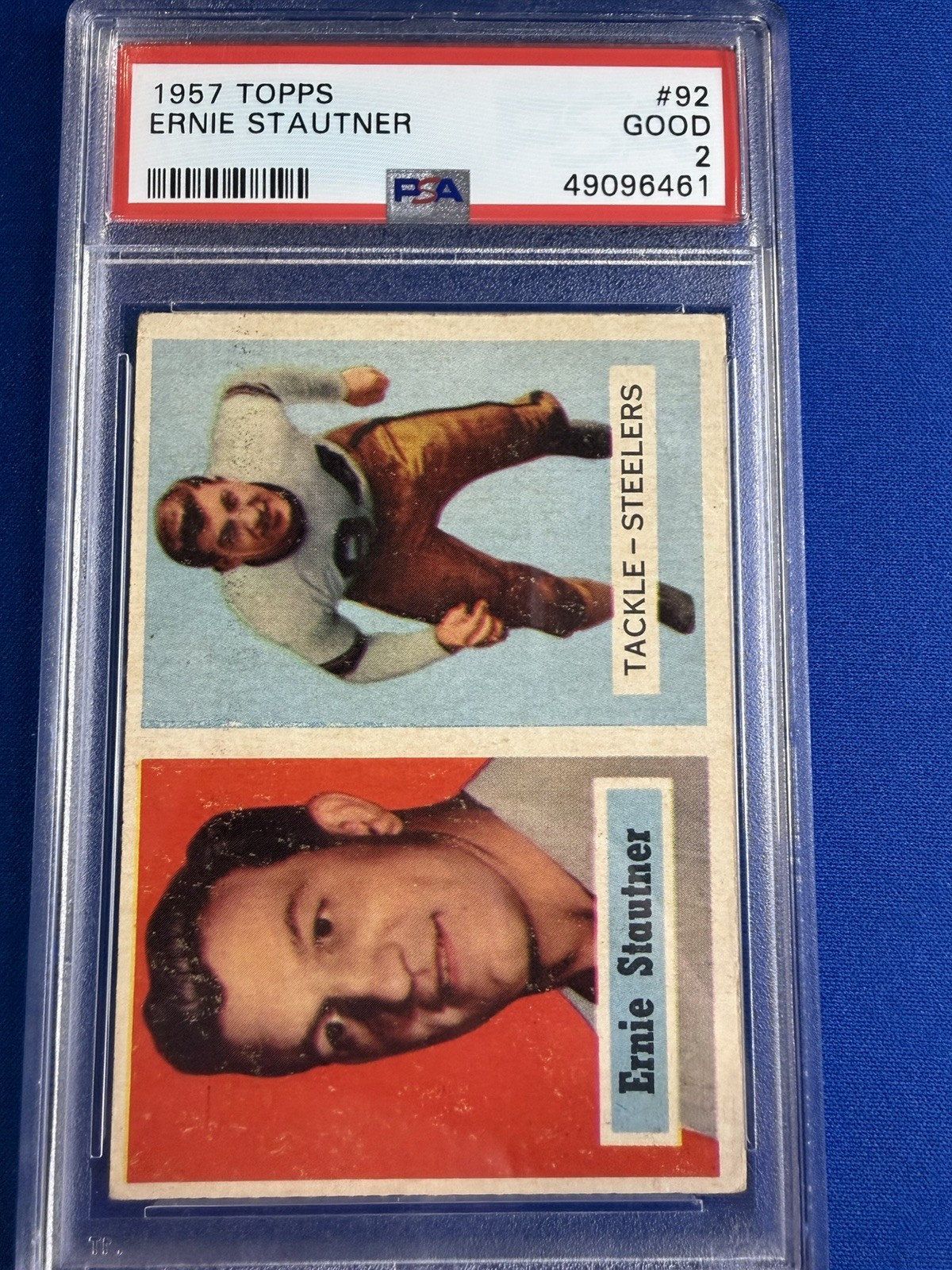 1957 Topps TOPPS #92 Ernie Stautner front