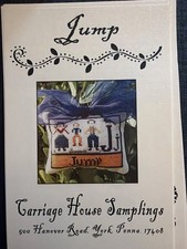Carriage House Samplings Jump Cross Stitch Pattern June Pillow