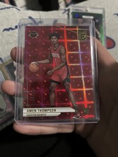 2023-24 Donruss Elite Amen Thompson #246 Hyper Red International /88 (RC)