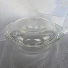 Pyrex Vintage Clear Glass 1.5 Quart Casserole Bowl No Chips No Cracks
