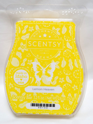 Lemon Heaven Scentsy Wax Bar 3.2 oz Works w/ Wax or Tart Warmer #99140