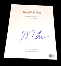PAUL THOMAS ANDERSON SIGNED AUTOGRAPH MOVIE SCRIPT THERE WILL BE BLOOD BECKETT