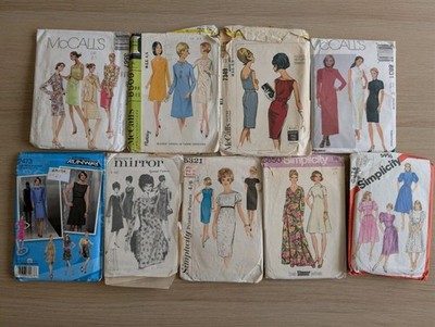 Konvolut Schnittmuster für Damen Frauen Kleider Simplicity McCall's 