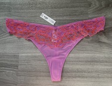 Image of Ann Summers-  Sexy Lace - Thong - Size 14 - New With Tags - Mid Pink