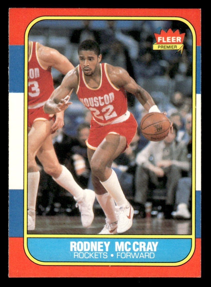 1986 Fleer Basketball #71 Rodney McCray EX/MT *f1