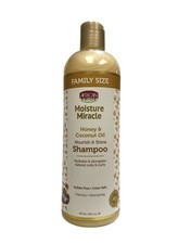 African Pride Moisture Miracle Shampoo - 16 fl oz - Honey and Coconut Oil