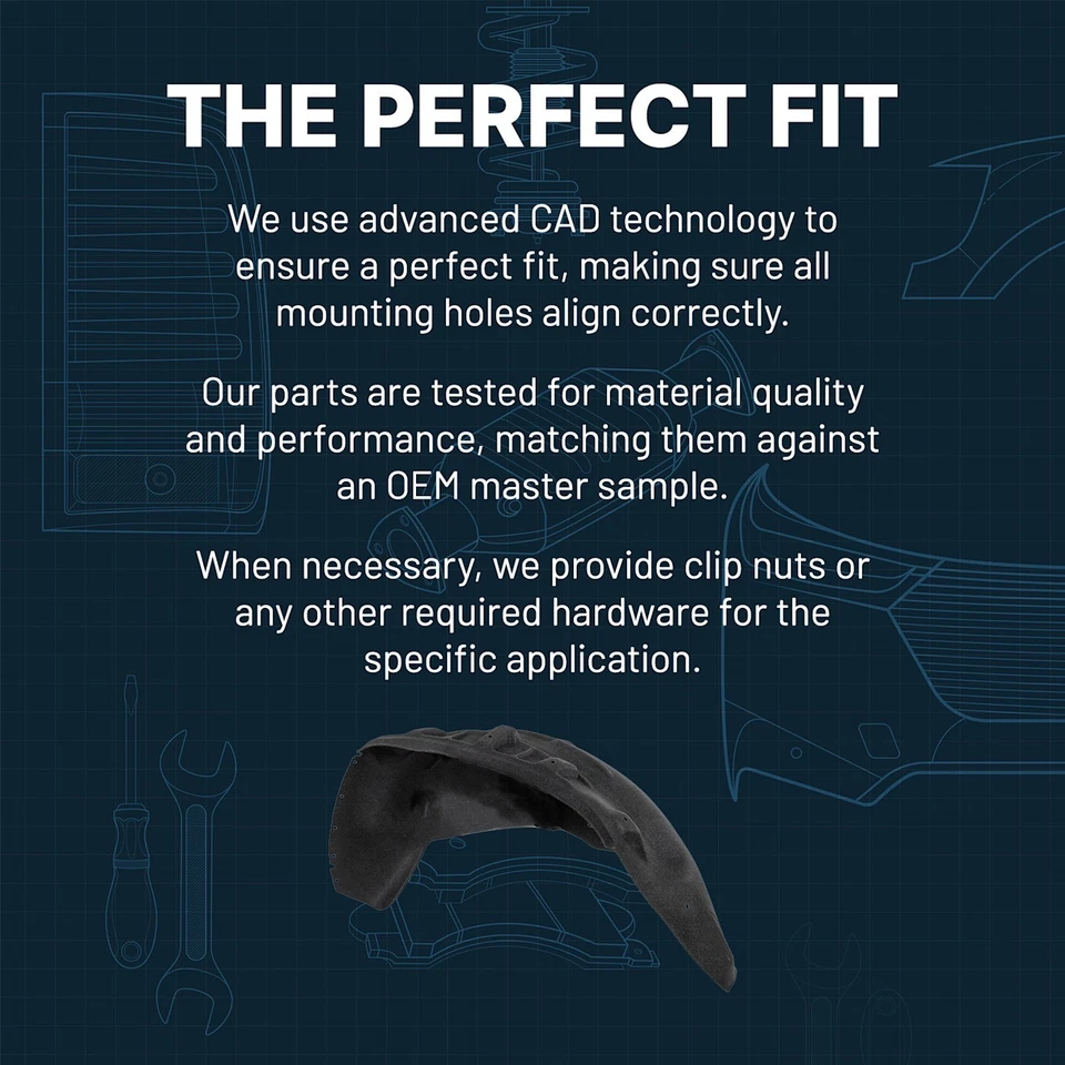 Fender Liner For Cadillac Escalade 2007-2014 Front Passenger Side Inner - Image 4 of 4