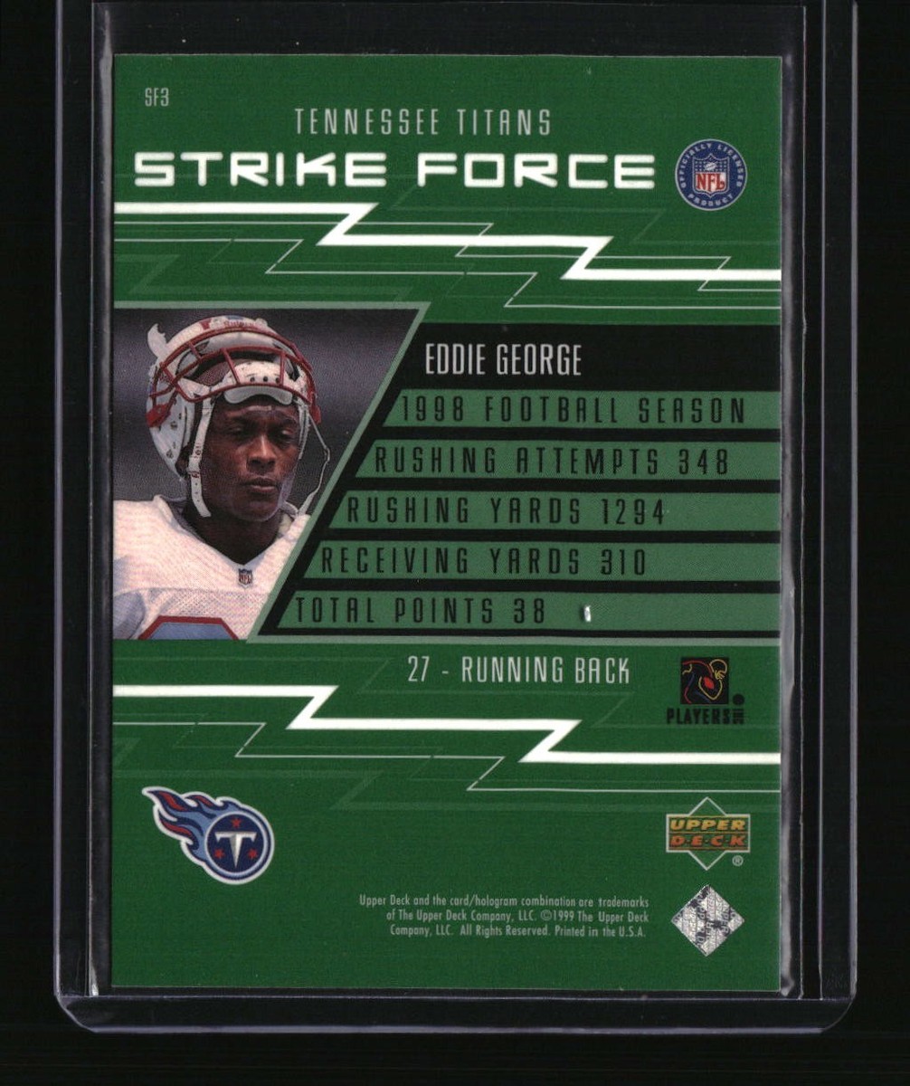 1999 Upper Deck #SF3 Eddie George Strike Force | eBay