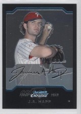 2004 Bowman Draft Chrome JA Happ #BDP77 0z2