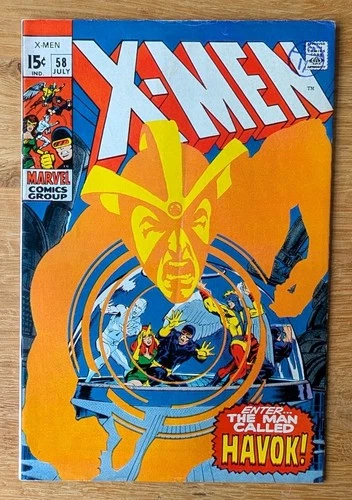 X-Men #58- Marvel Comics -1969- fn/Vfn- Bagged & Boarded