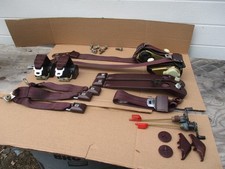 1978 -1987 Regal Cutlass Monte Carlo Seats Seat Belt Bucket Seats Burgundy Gbody