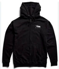 Sitka Gear Mens Icon Full Zip Hoody Size L Covert Black Hunting Heavy #785