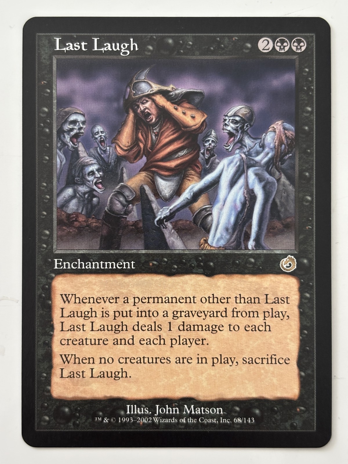 Last Laugh Torment Light Play MTG Magic the Gathering