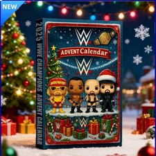 2D 2025 Wrestling Champion Countdown Advent Calendar 24Days Legends Pendant Gift