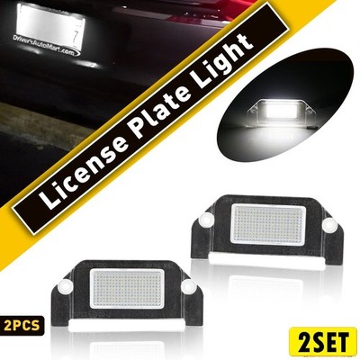 4x For 05-14 Chrysler 300 300C 300S 07-10 White Sebring LED License Plate Lights