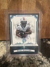 2025 Panini National Treasures RICKY WILLIAMS Midnight Miami Dolphins /20