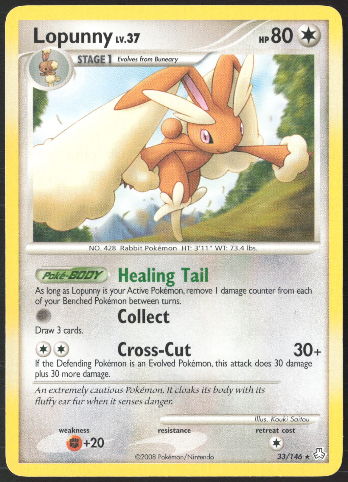 Lopunny 33/146 Legends Awakened NM