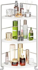 3-Tier Corner Spice Rack Kitchen Bathroom Countertop Organizer Vanity Tray