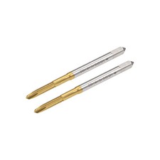2pcs HSS Spiral Point Plug Threading Tap M2.5 Thread Ground Threads H2 3 Flutes
