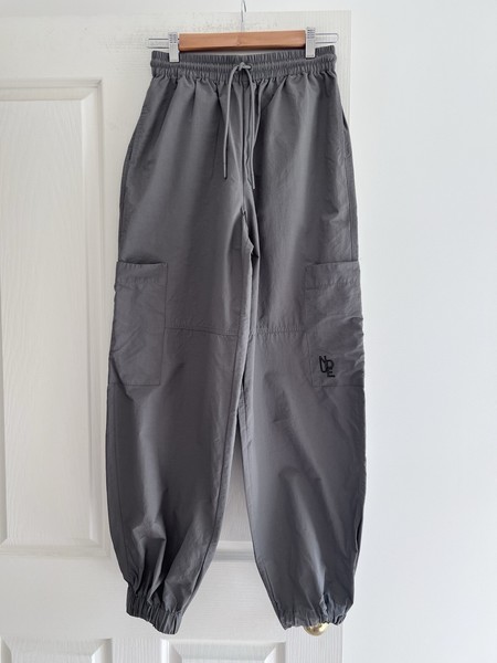 Nude Lucy Like New Elastic Waist, Olive Parachute Pants Elastic Cuff Size Small