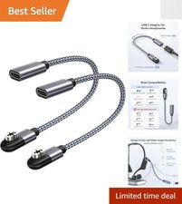 Convenient USB C to Shokz Magnetic Charging Cable Adapter - 2Pack for Headphones