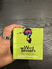 Word Teasers SAT ACT Vocabulary Flash Card Game