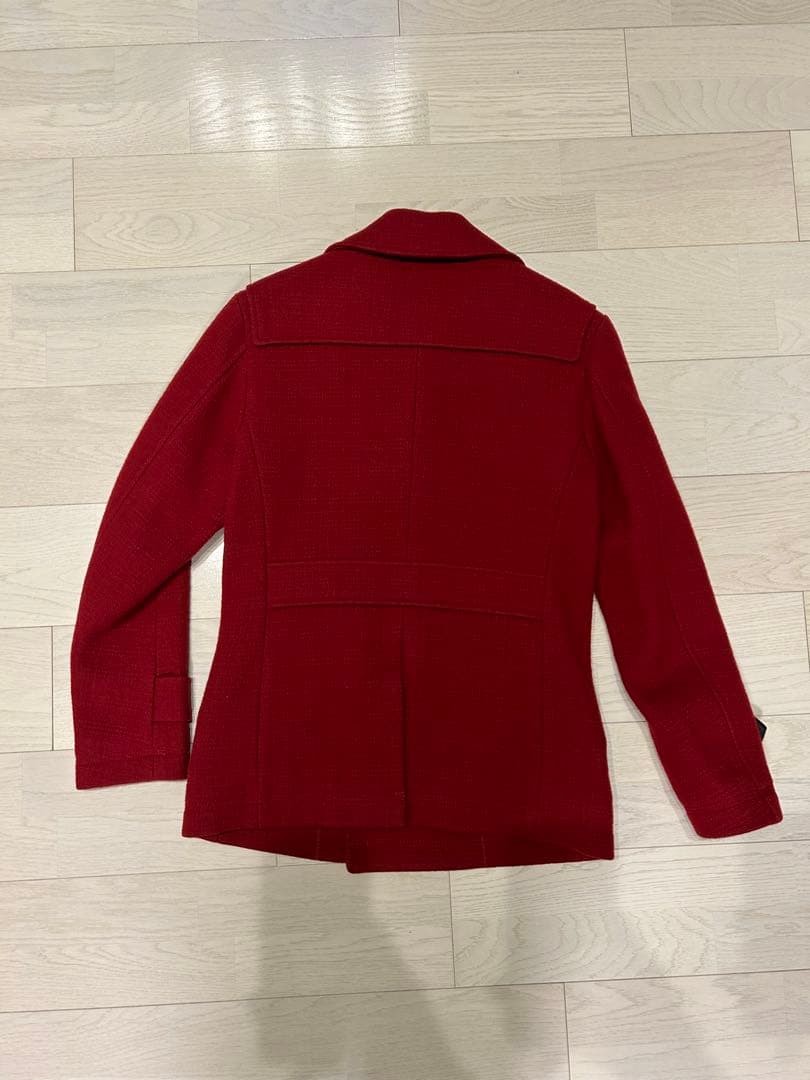 BURBERRY BLACK LABEL Peacoat Red Size M From Japan thumbnail 7
