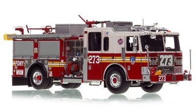 1/50 Fire Replicas FDNY 2022 Seagrave Attacker HD Engine 273 Queens NY Mets