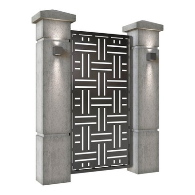 Gorgeous Custom Handcrafted Metal Entry Gate