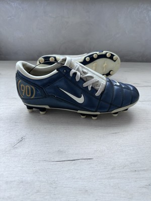 Nike Total 90 White Blue Football Cleats Boots Soccer Rare  display picture 3