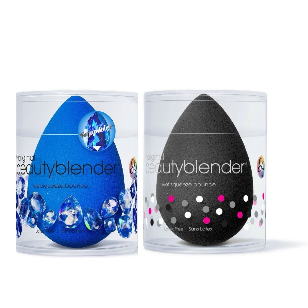Beauty Makeup Sponge Blender Flawless Latex Foundation Blue 