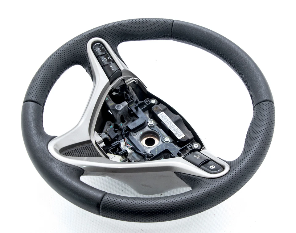 Lenkrad beziehen mit Leder für Honda Civic VIII HB Bj.  2006-2012 NEU LEDER - Bild 3 von 4