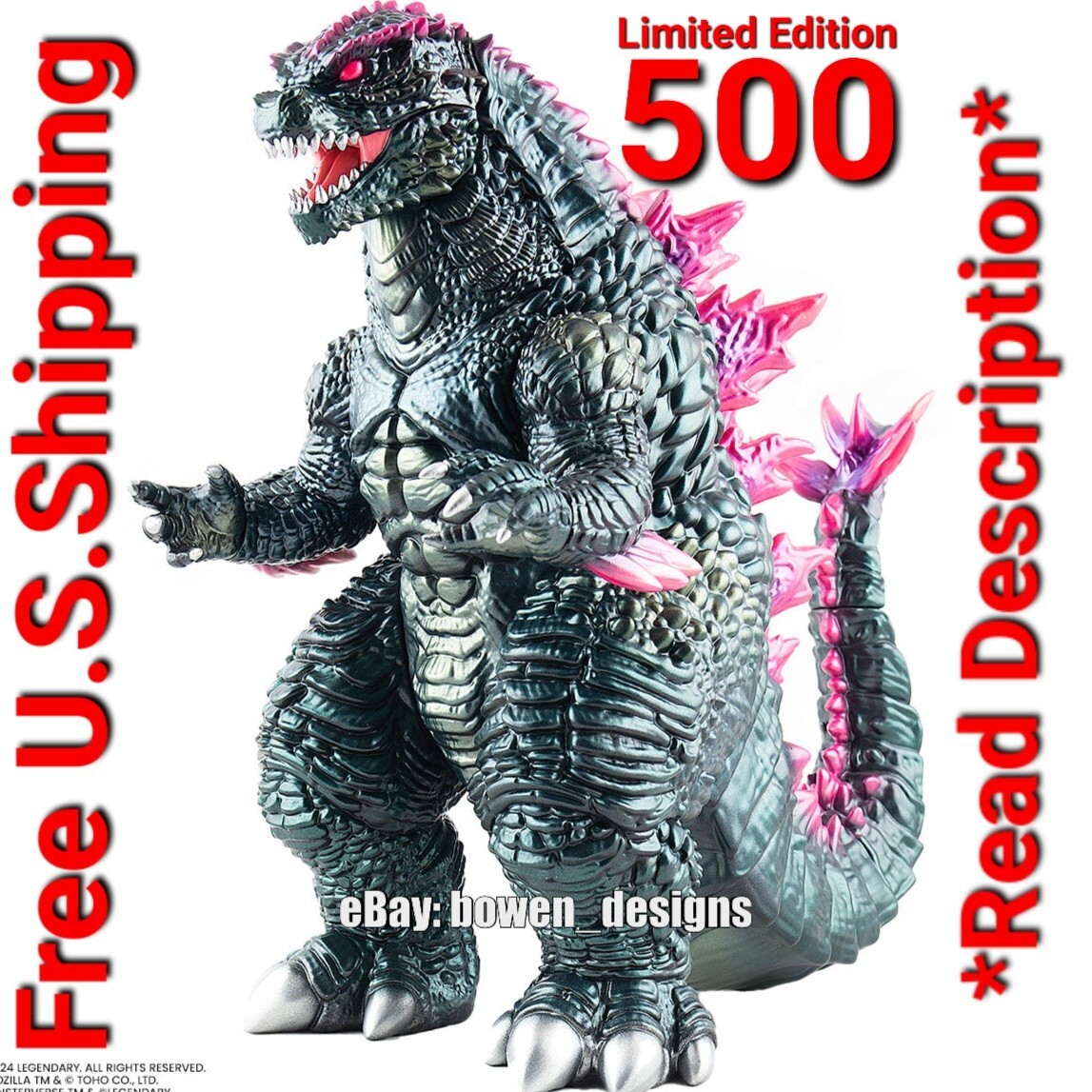 Mondo EXCLUSIVE Designer Vinyl GODZILLA X Kong New Empire 2024