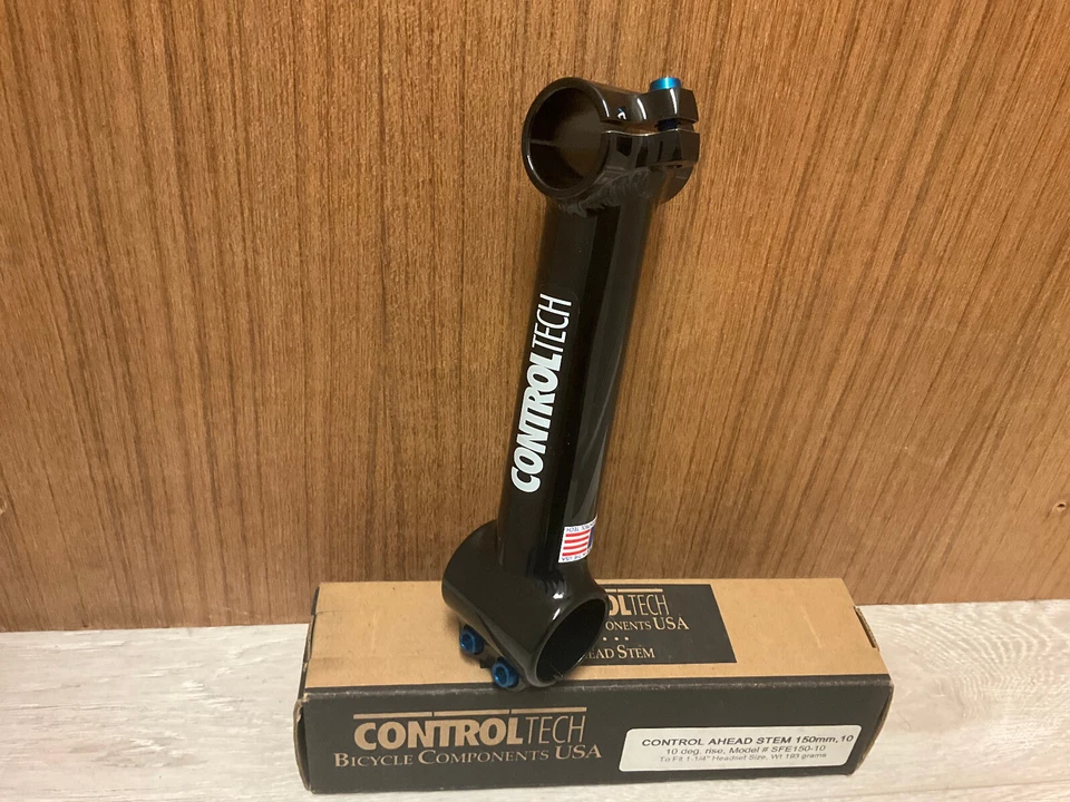 NOS CONTROLTECH USA Full Alu AHEAD stem 150  1 1/4"-1 1/8"-10  Limited Bi-Color - Bild 3 von 4