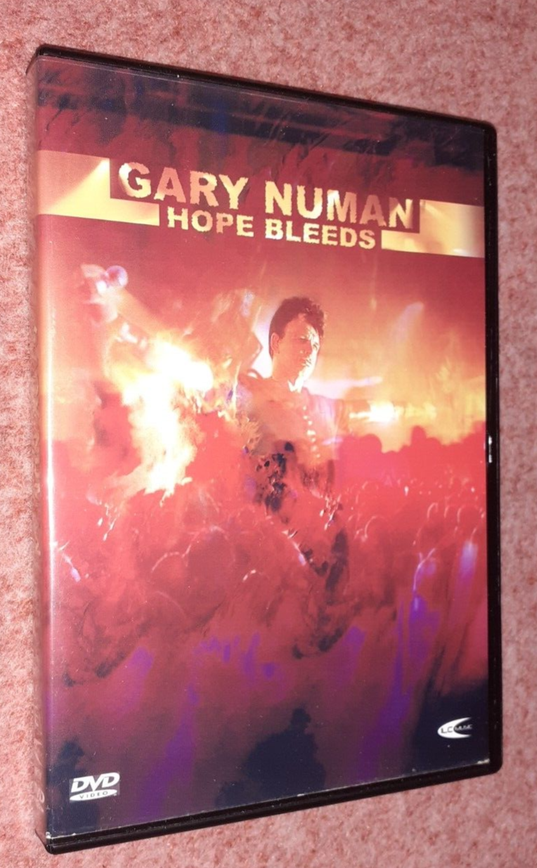 Gary Numan : Hope Bleeds - Live, Rare UK  DVD (2005) cert E