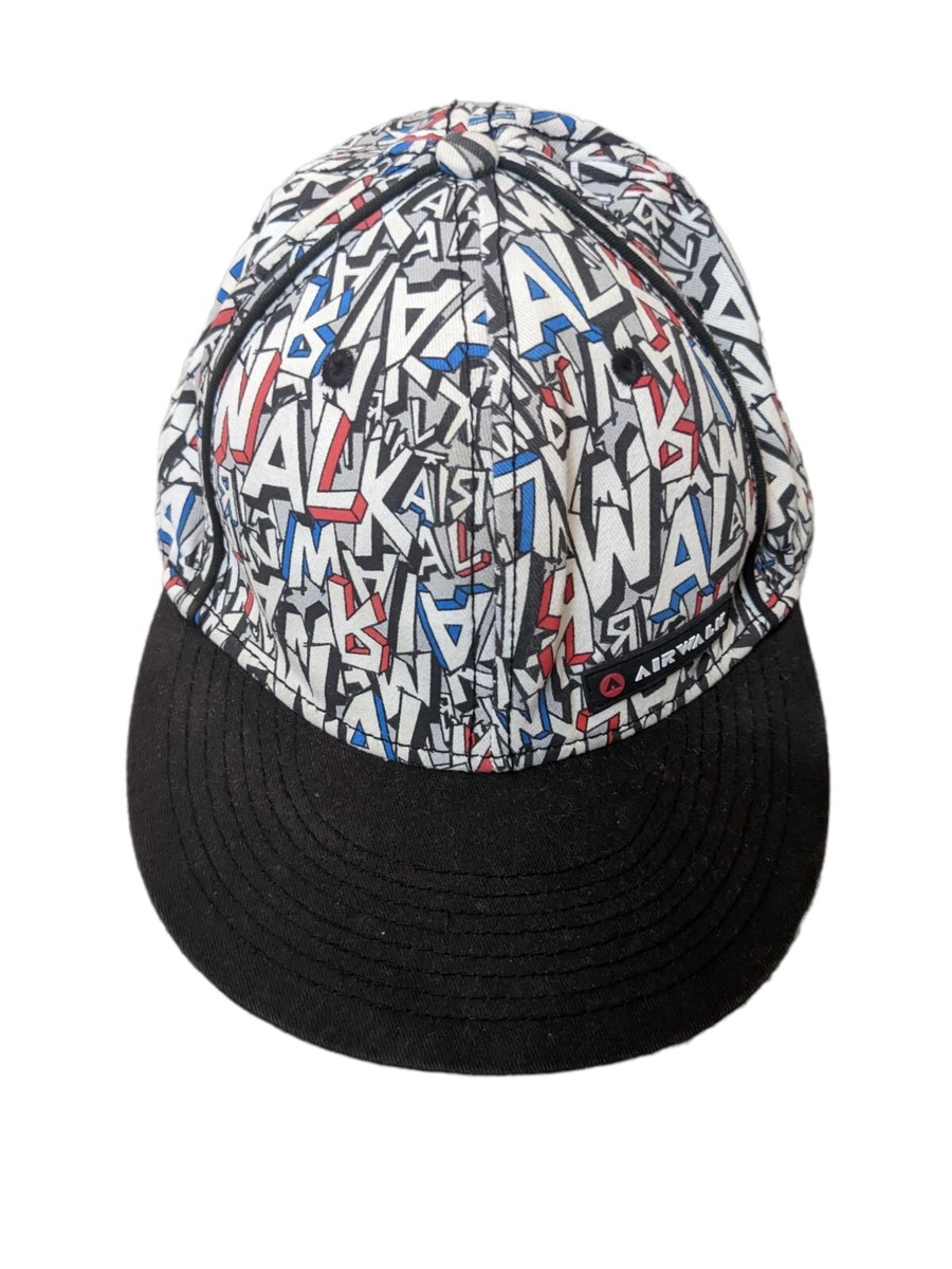 AIRWALK Vintage 90s Retro Hat Cap Adjustable Men's Skateboard Black