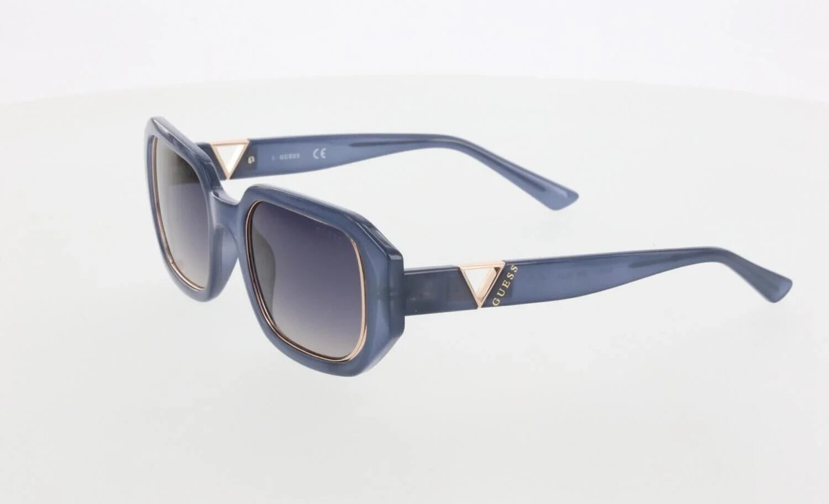 Guess GU7817 20W Gray Gold Square Plastic Sunglasses Frame 53-21