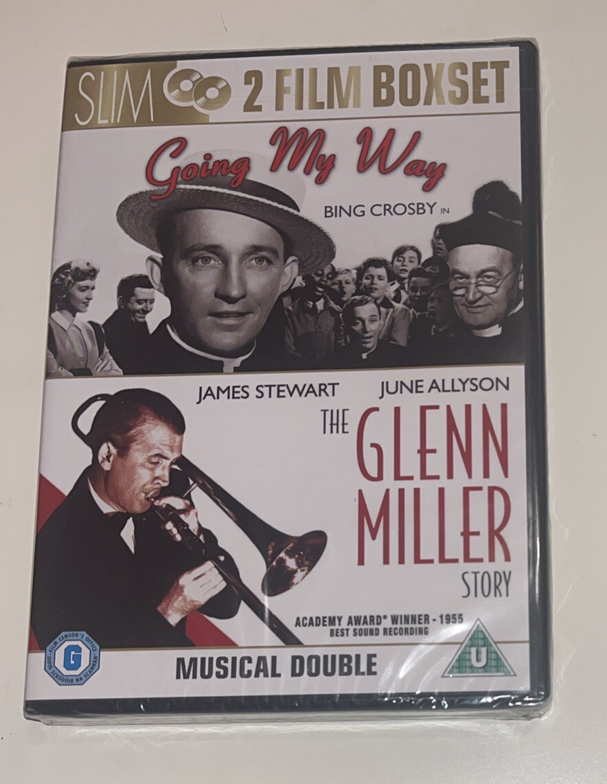 Going My Way/The Glenn Miller Story (DVD, 2006) Brand New & Sealed - Bing Crosby