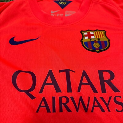 Nike Barcelona Away Youth Soccer Jersey 14/15 | eBay