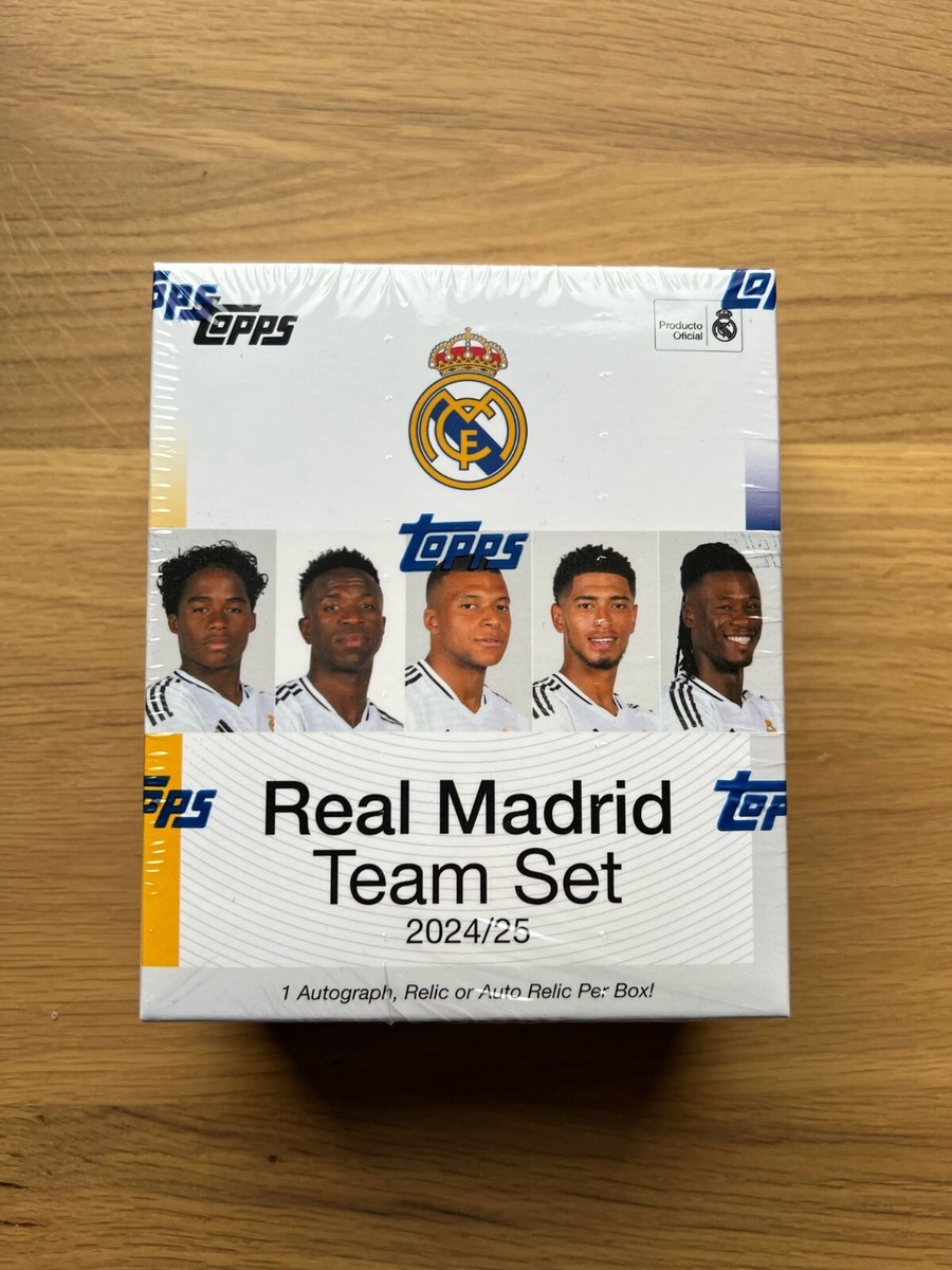2024-25 Topps Real Madrid Official Team Set Sealed Box | eBay UK