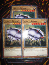 YU-GI-OH! PLAYSET (LOT DE 3) INSECTE BLINDE SBC1-FR012 MINT NEUF EDITION 1