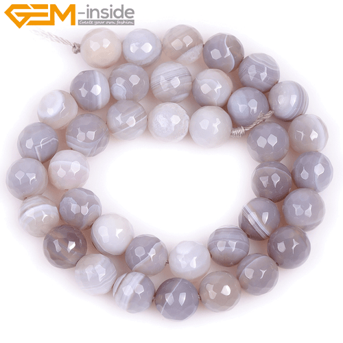 Naturstein gestreift Sardonyx Achat Perlen für Schmuckherstellung 15 Zoll facettiert 4-14 mm - Bild 84 von 86