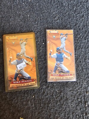 1994 Ultra-Pro Page Promos Mike Piazza (Batting Throwing) #MIPA.3 HOF album 80 c