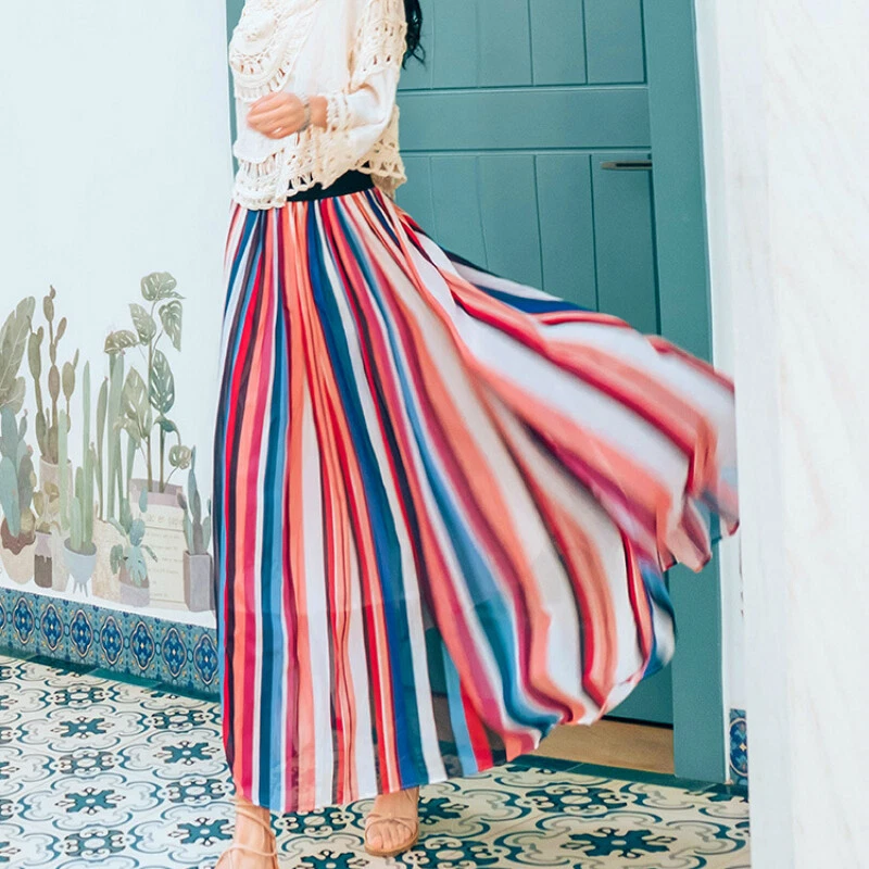 Striped skirt clearance rainbow
